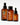 Das Glow Sparset von Farm Loves Face enthält drei Braunglasflaschen: ein Reinigungsgel mit Pumpfunktion, ein Tonerspray und ein Vitamin C Glow Serum mit Pipette. Jede Flasche ist mit einem auffälligen weißen Text und einem abstrakten farbigen Logo versehen und somit das perfekte Hautpflegeset.