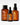 Das Farm Loves Face Hydro Sparset enthält drei bernsteinfarbene Flaschen – Toner, Serum und Creme – für intensive Feuchtigkeit und ein frisches Hautgefühl. Jedes Etikett ist mit weißem und pastellfarbenem Text auf weißem Hintergrund versehen.